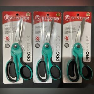 Singer ProSeries Heavy-Duty Fabric Scissors, 3 count - NEW in package